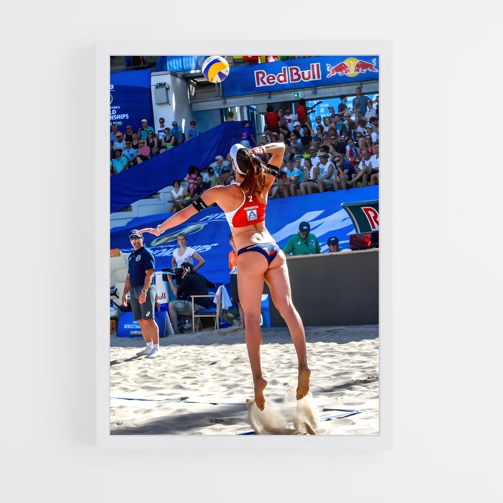 Poster Beach Blitz – affiche Beach-volley (vue 3)